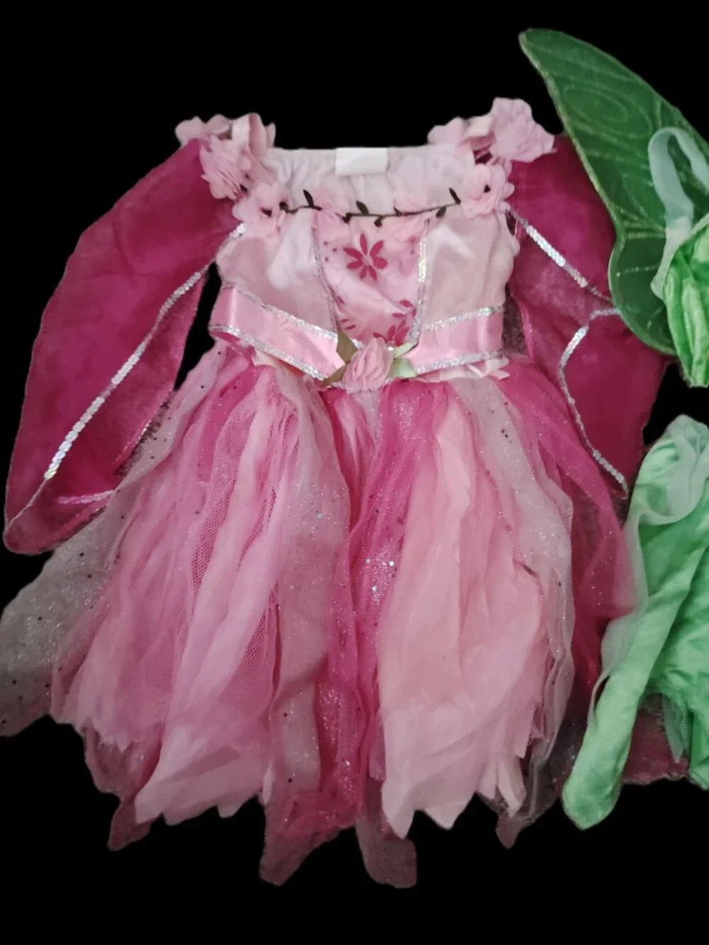 DISNEY TINKERBELL HALLOWEEN COSTUME PRINCESS DRESS DRESS UP LOT-GIRLS SIZE 4-6
